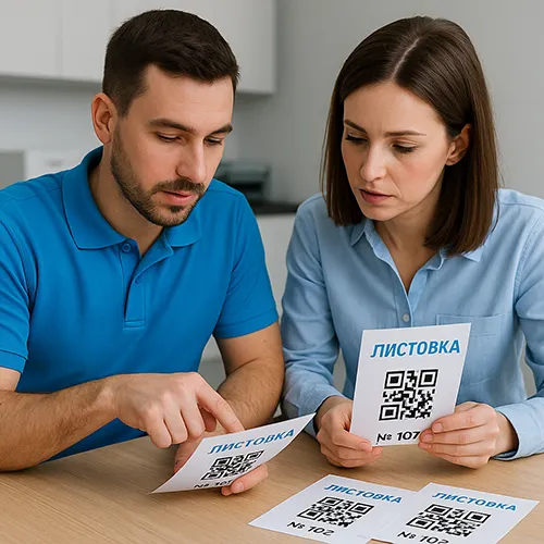 Листовки, услуги