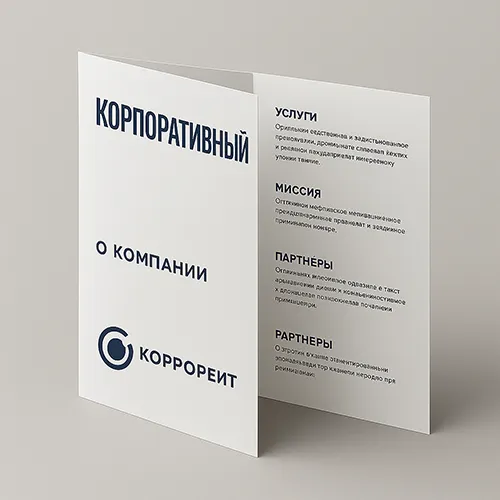 Буклеты, виды