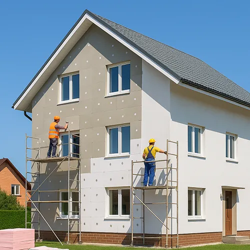 Утепление стен, снаружи