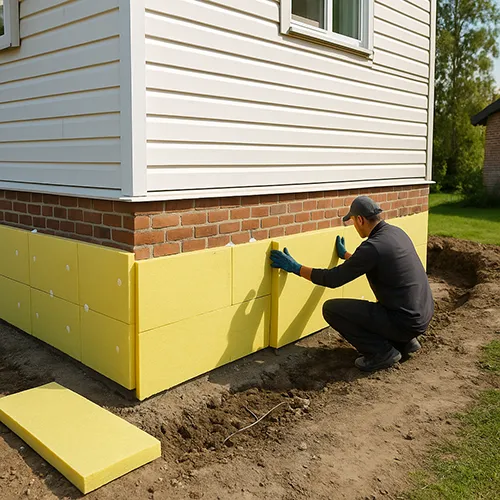 Утепление стен, снаружи