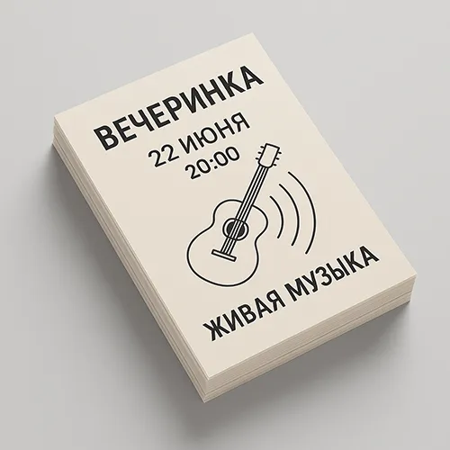 Листовки, виды