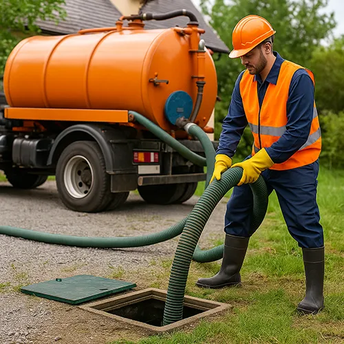 Откачка септика, услуга