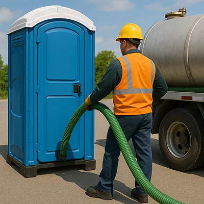Откачка биотуалетов, услуга