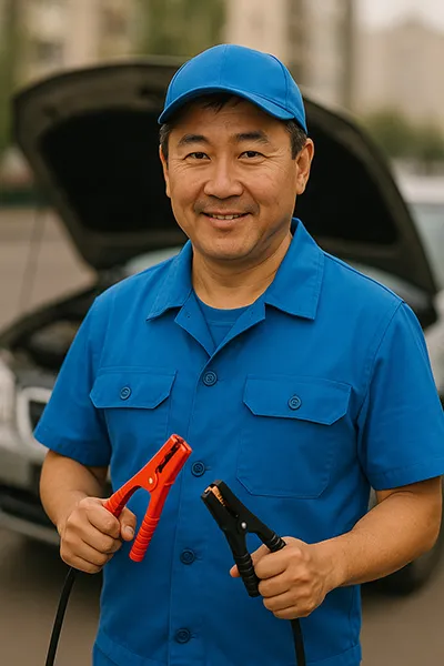 Прикурить авто Астана, команда