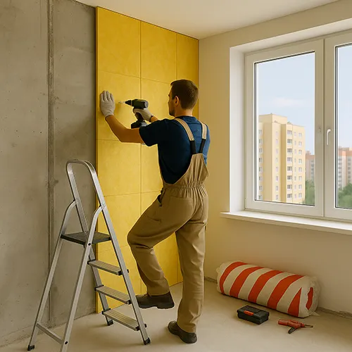 Утепление стен, изнутри