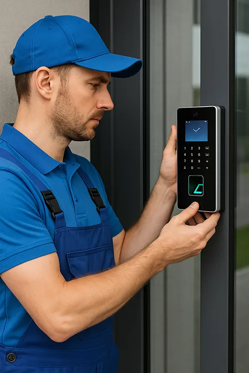 Установка домофона, пример работы