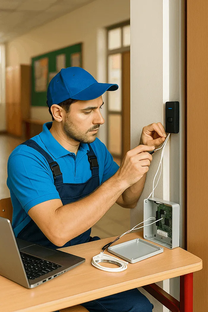 СКУД, установка