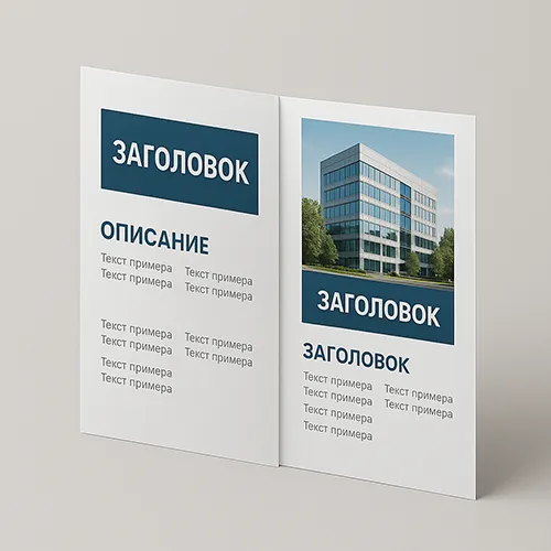 Буклеты, виды