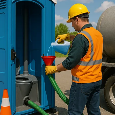 Откачка биотуалетов, услуга