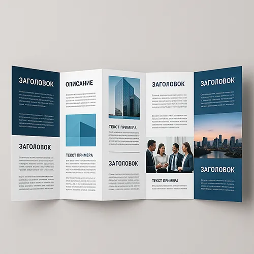 Буклеты, виды