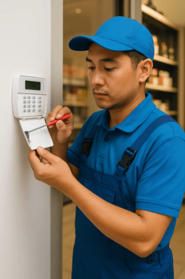 Охранная сигнализация, установка