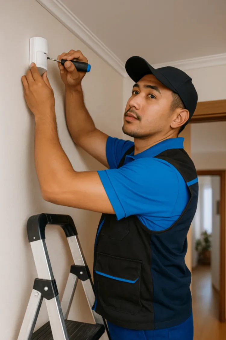 Охранная сигнализация, установка