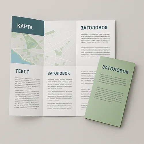 Буклеты, виды