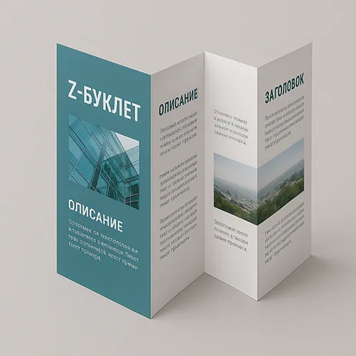 Буклеты, виды