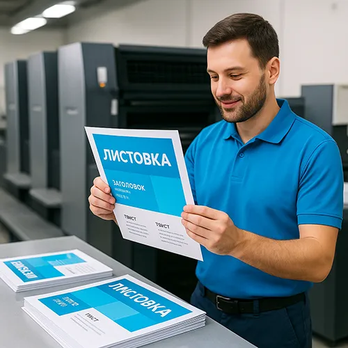 Листовки, услуги