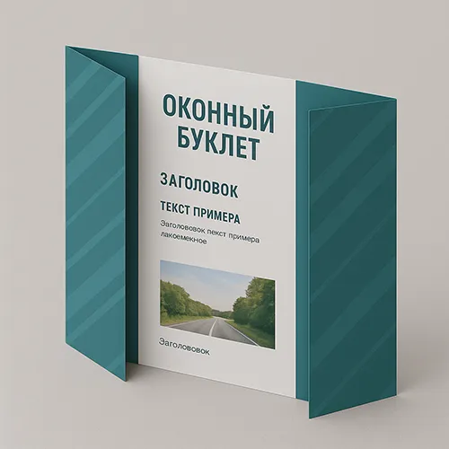 Буклеты, виды