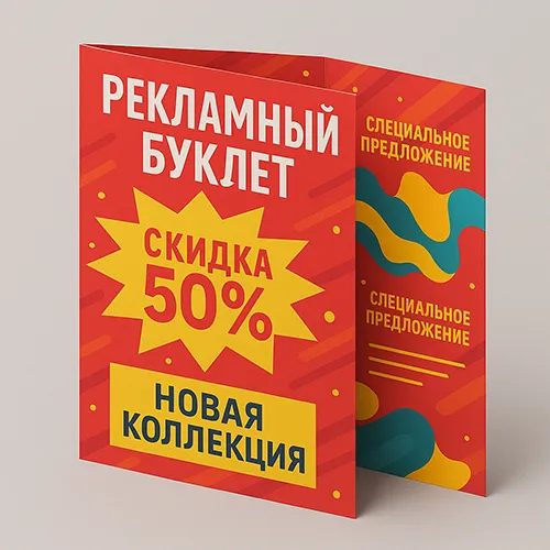 Буклеты, виды