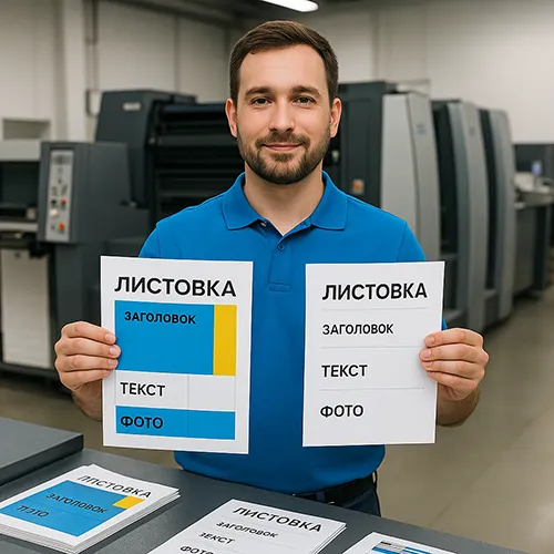 Листовки, услуги