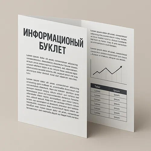 Буклеты, виды