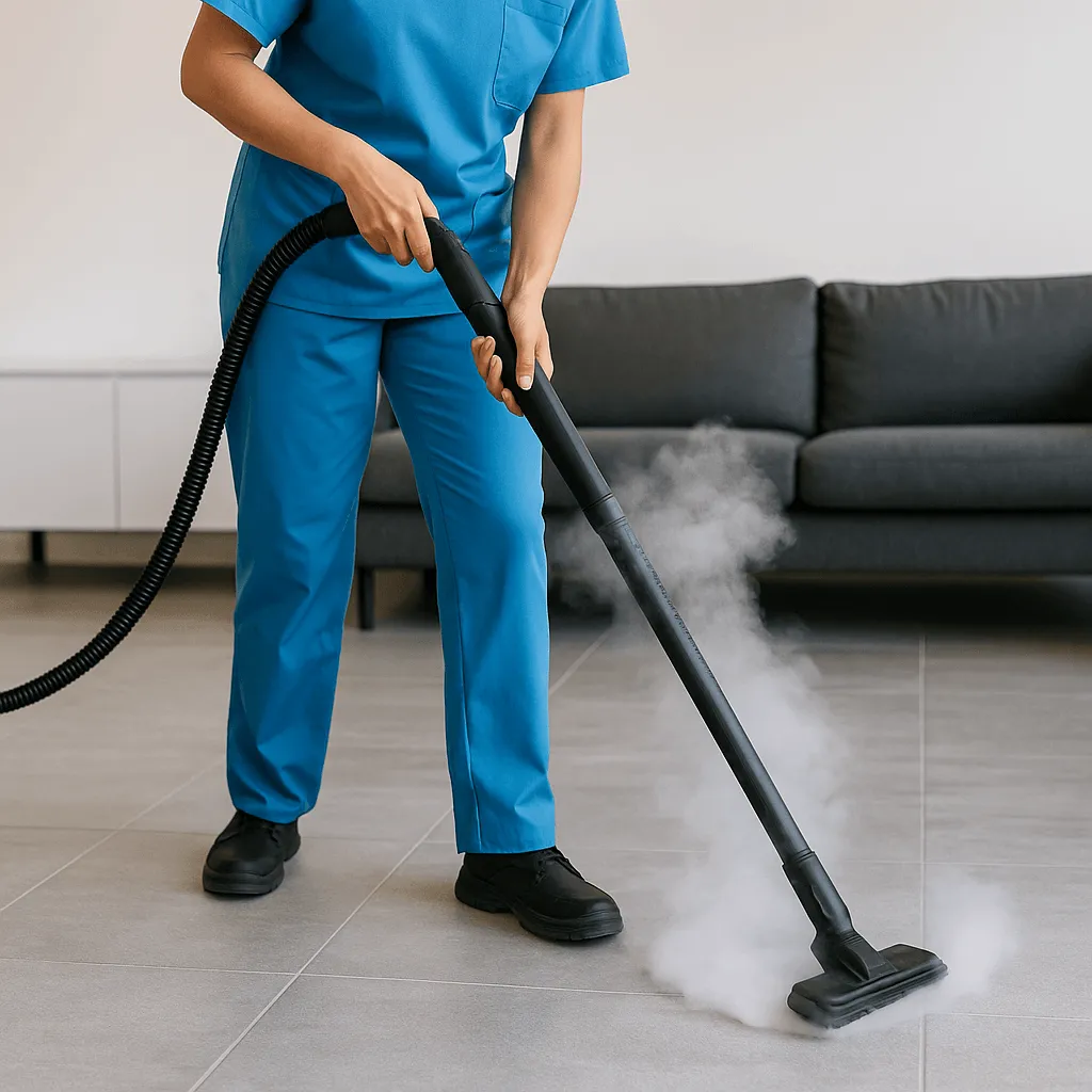 Клининг с пароочистителем полов