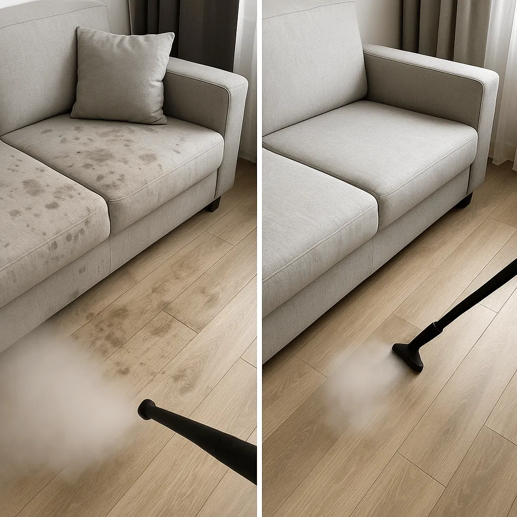 Уборка с пароочистителем квартиры