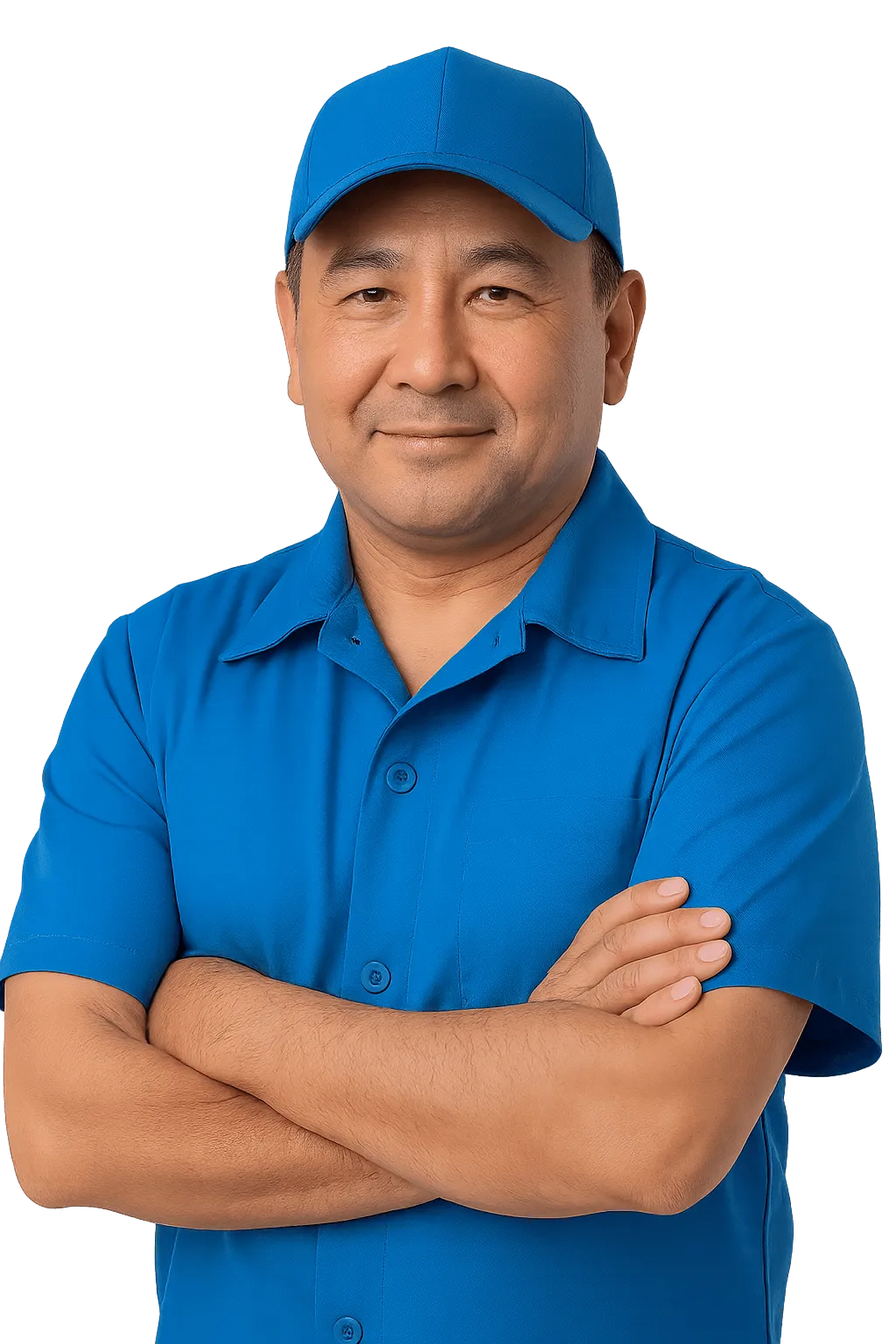 Команда клининга с пароочистителем