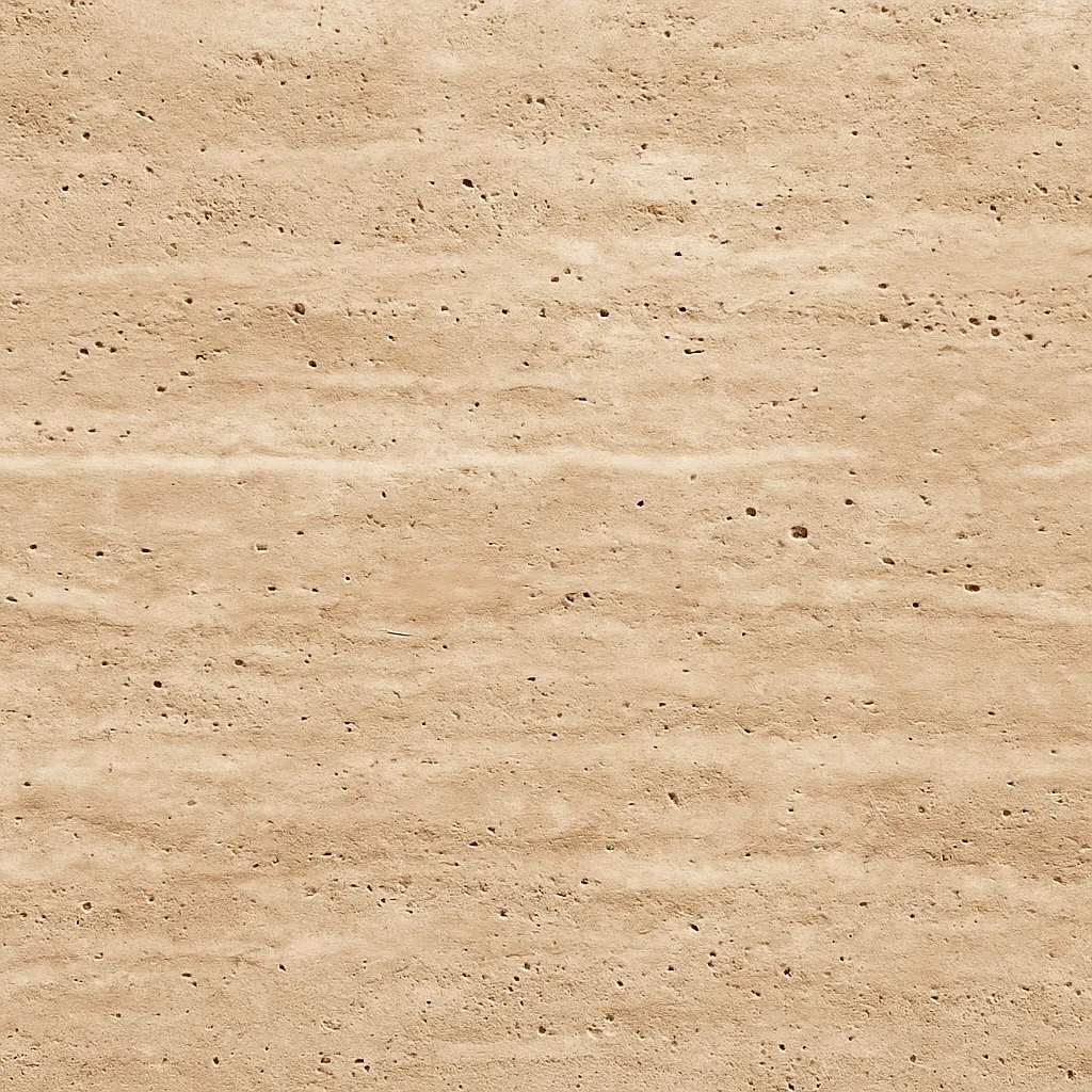 Полировка пола из травертина