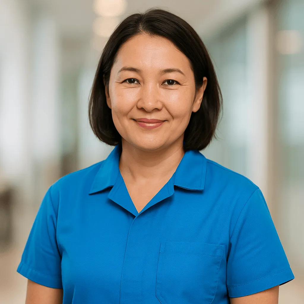 Команда по полировке каменного пола