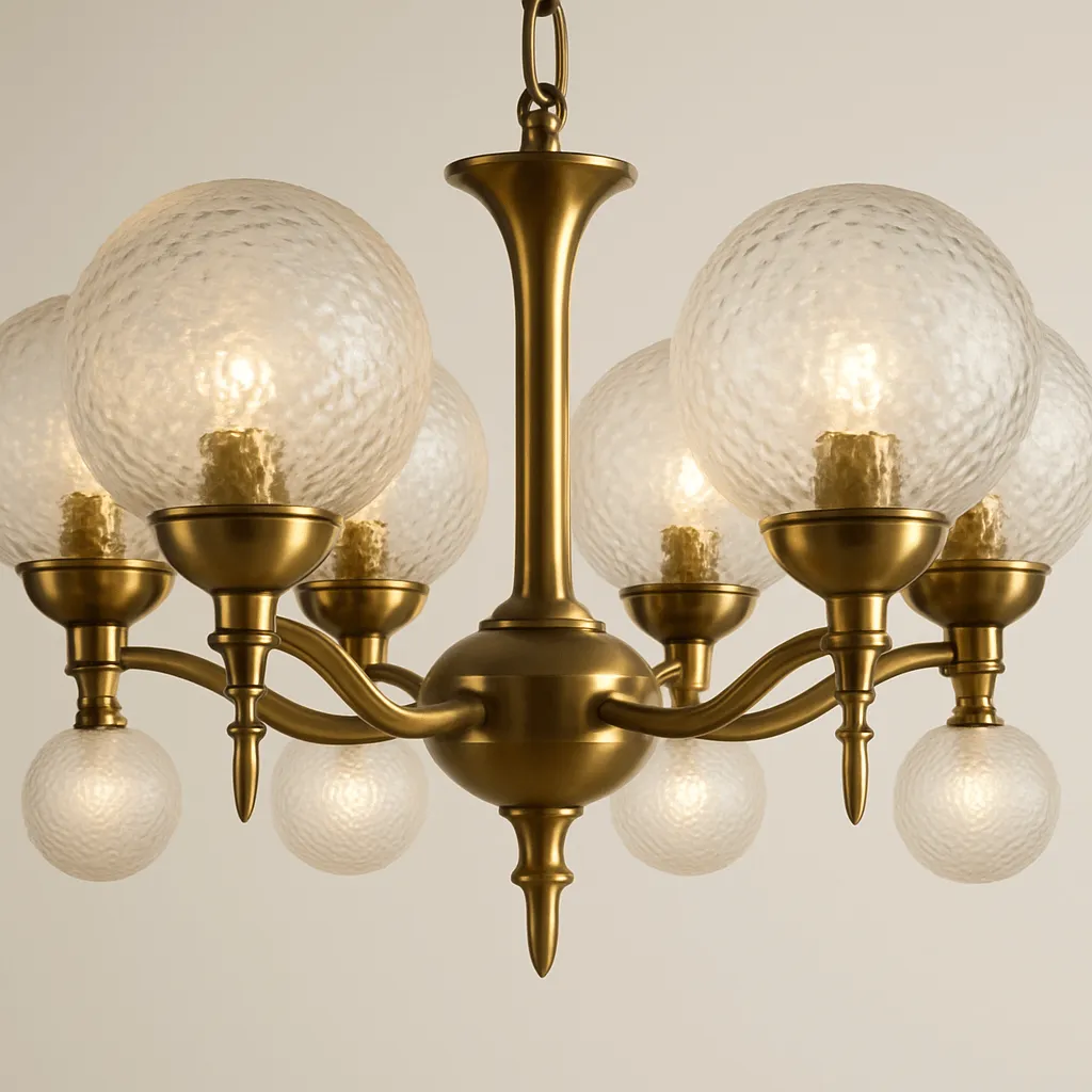 Стеклянная люстра