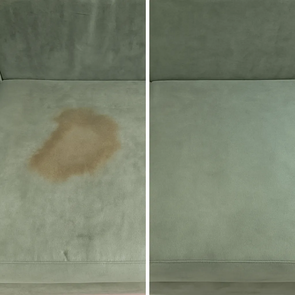 Химчистка дивана из велюра от мочи