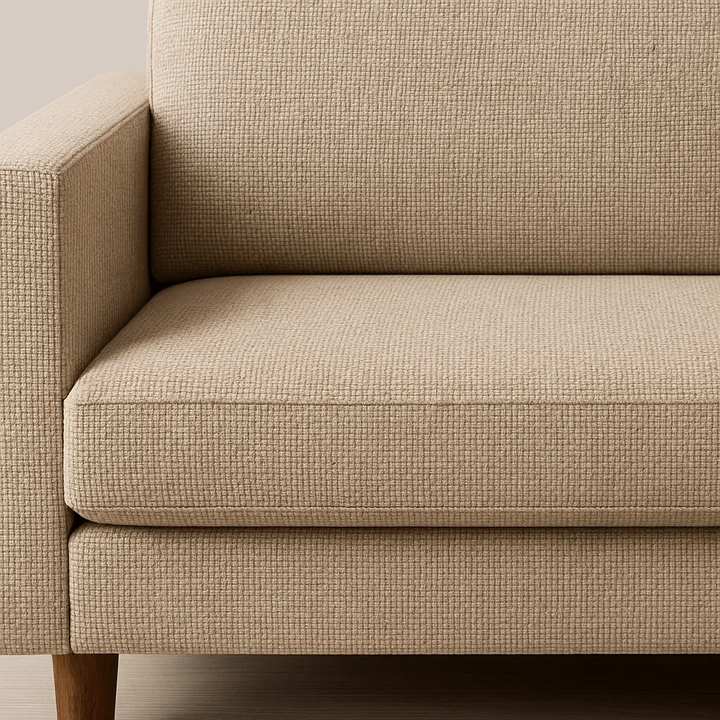 Глубокая химчистка дивана из рогожки