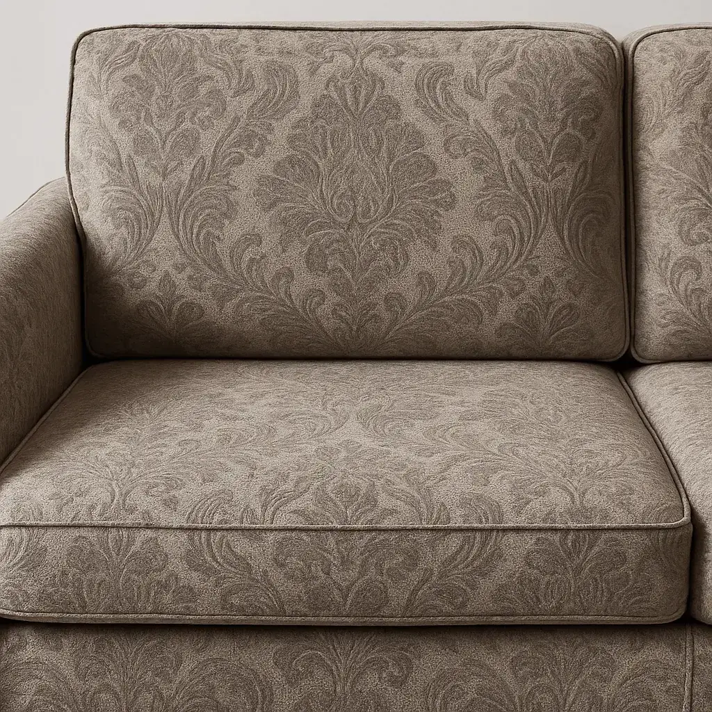 Глубокая химчистка дивана из жаккарда