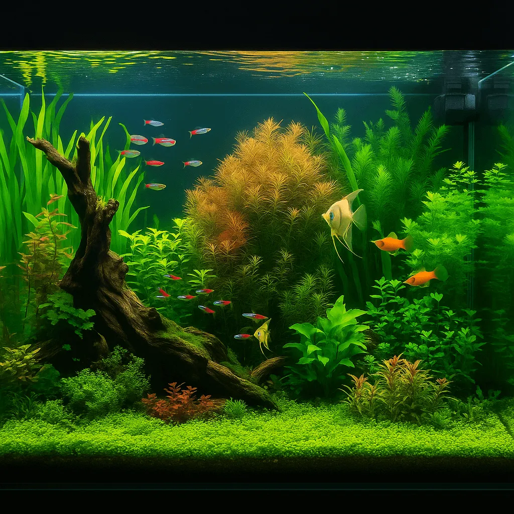 Чистка пресноводного аквариума