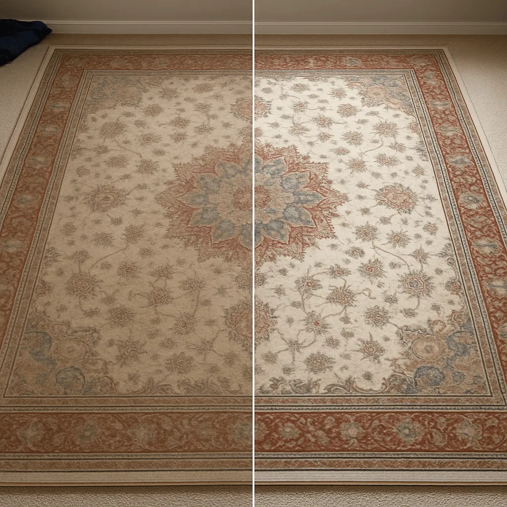 Чистка шерстяного ковра с выездом