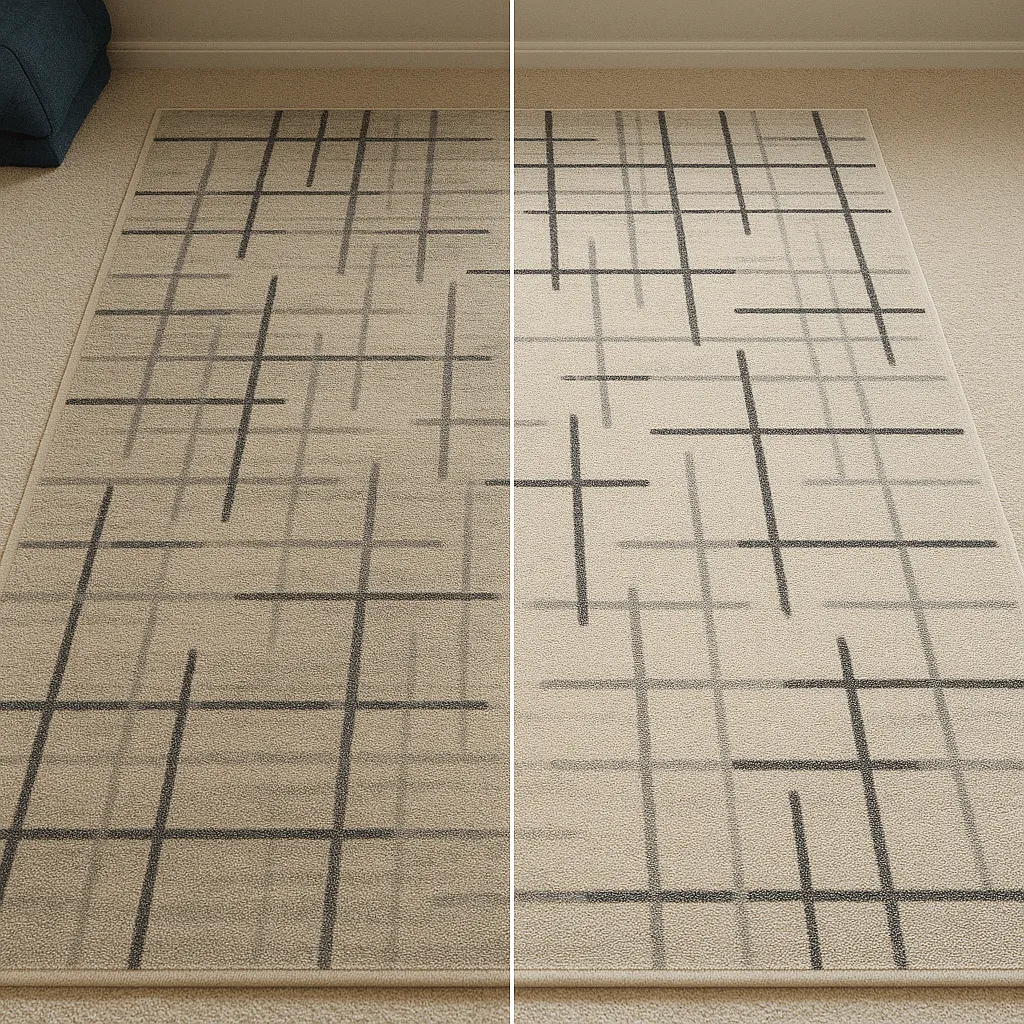 Чистка ковра из смесовых тканей с выездом