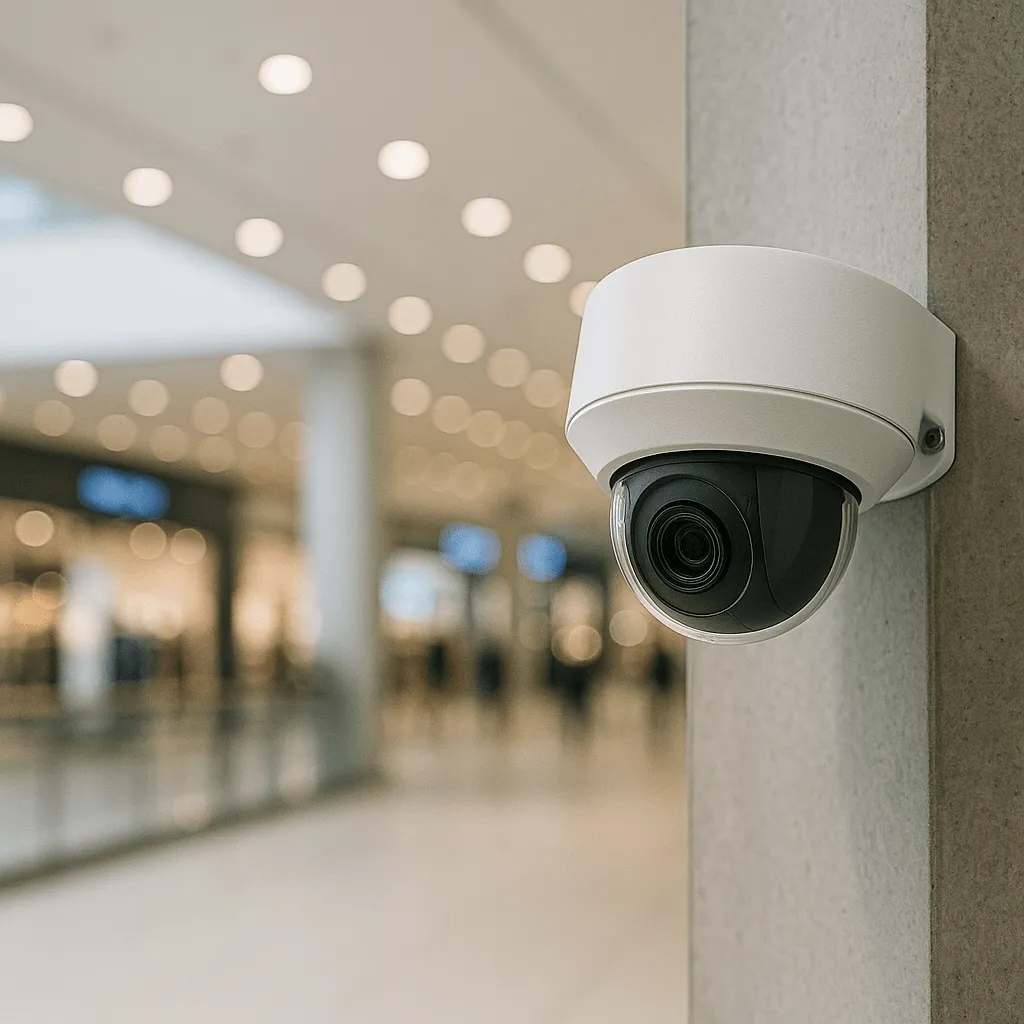 Видеонаблюдение, торговый центр