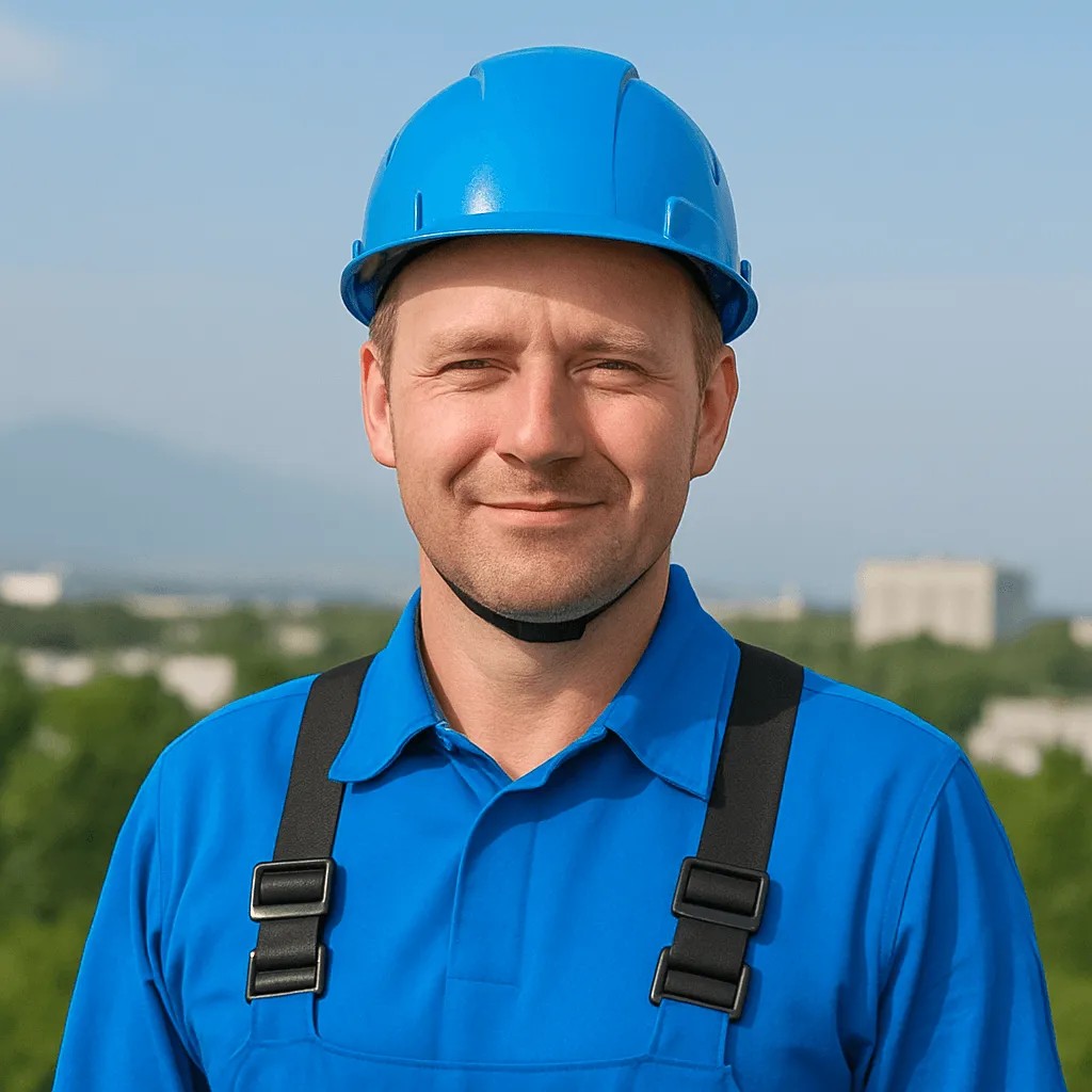 Команда высотного клининга