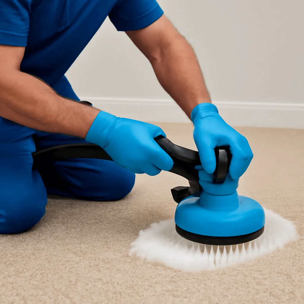 Химчистка полушерстяного ковролина