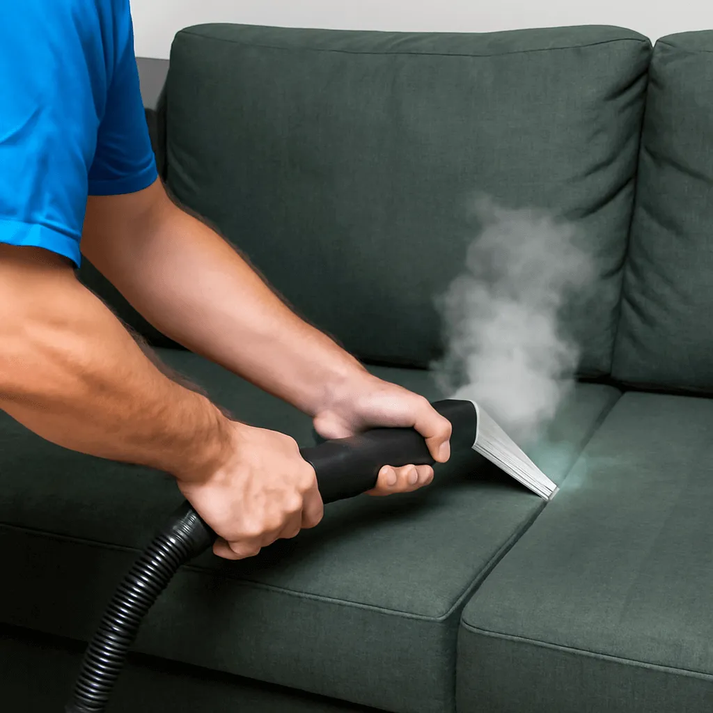 Сухая химчистка с обивкой из ткани с мембраной