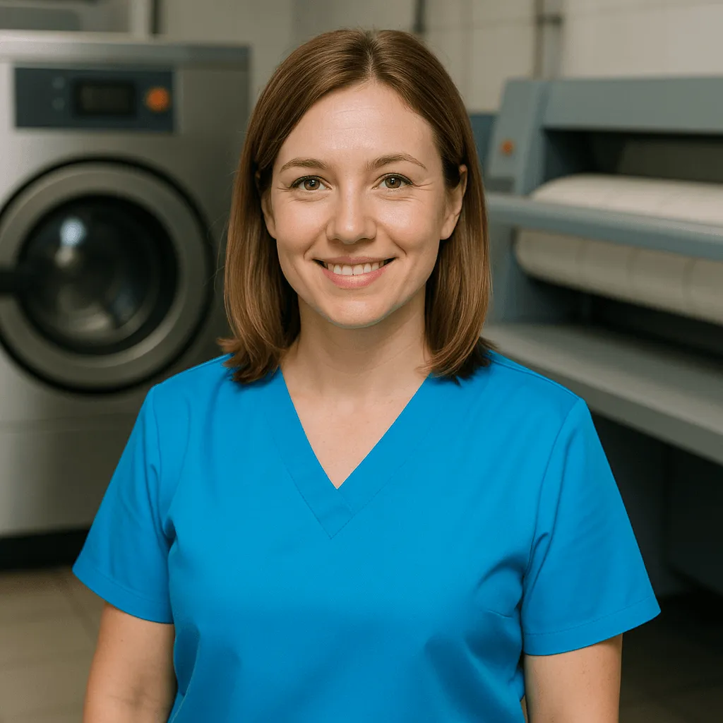 Команда стирки и глажки постельного белья