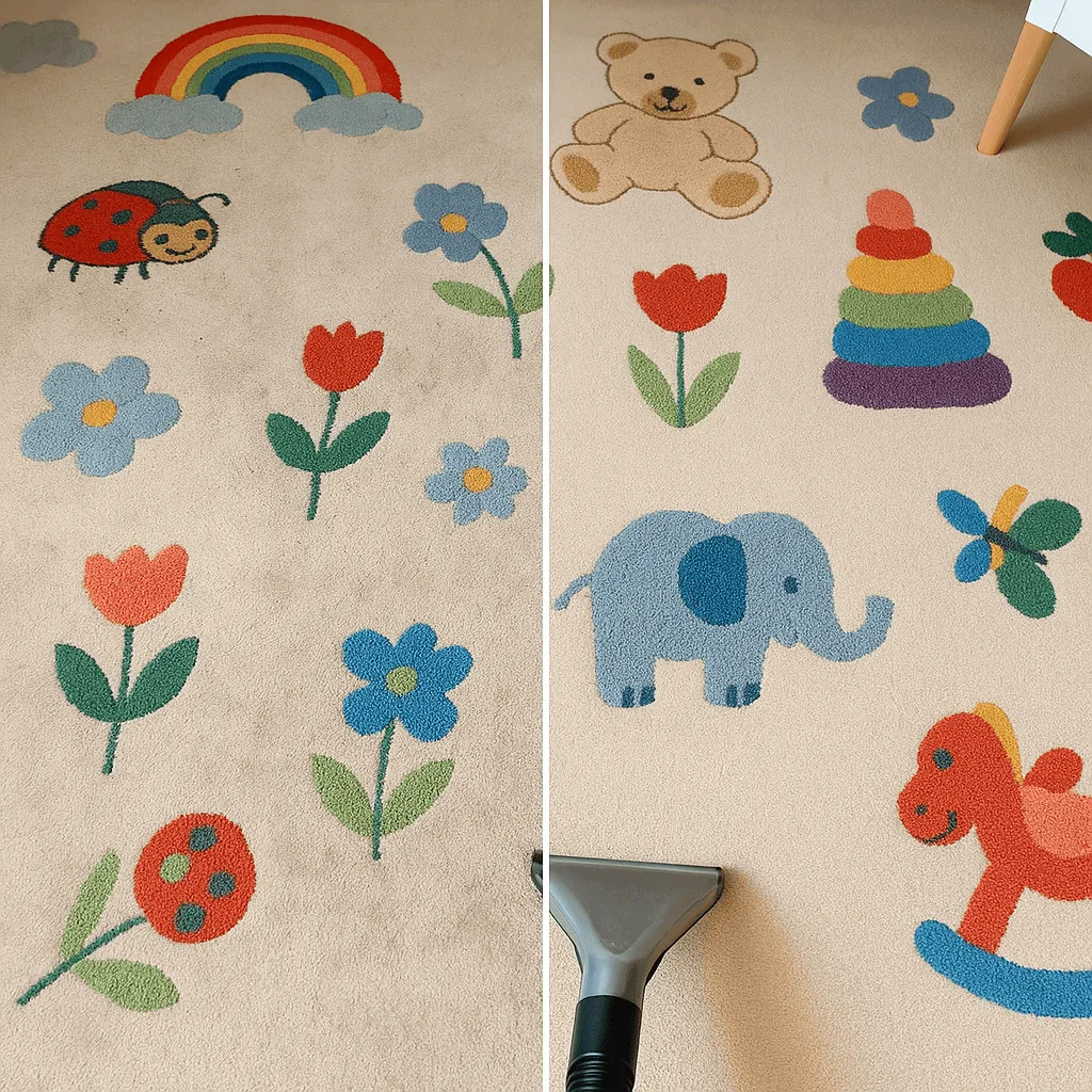 Химчистка ковролина в детской