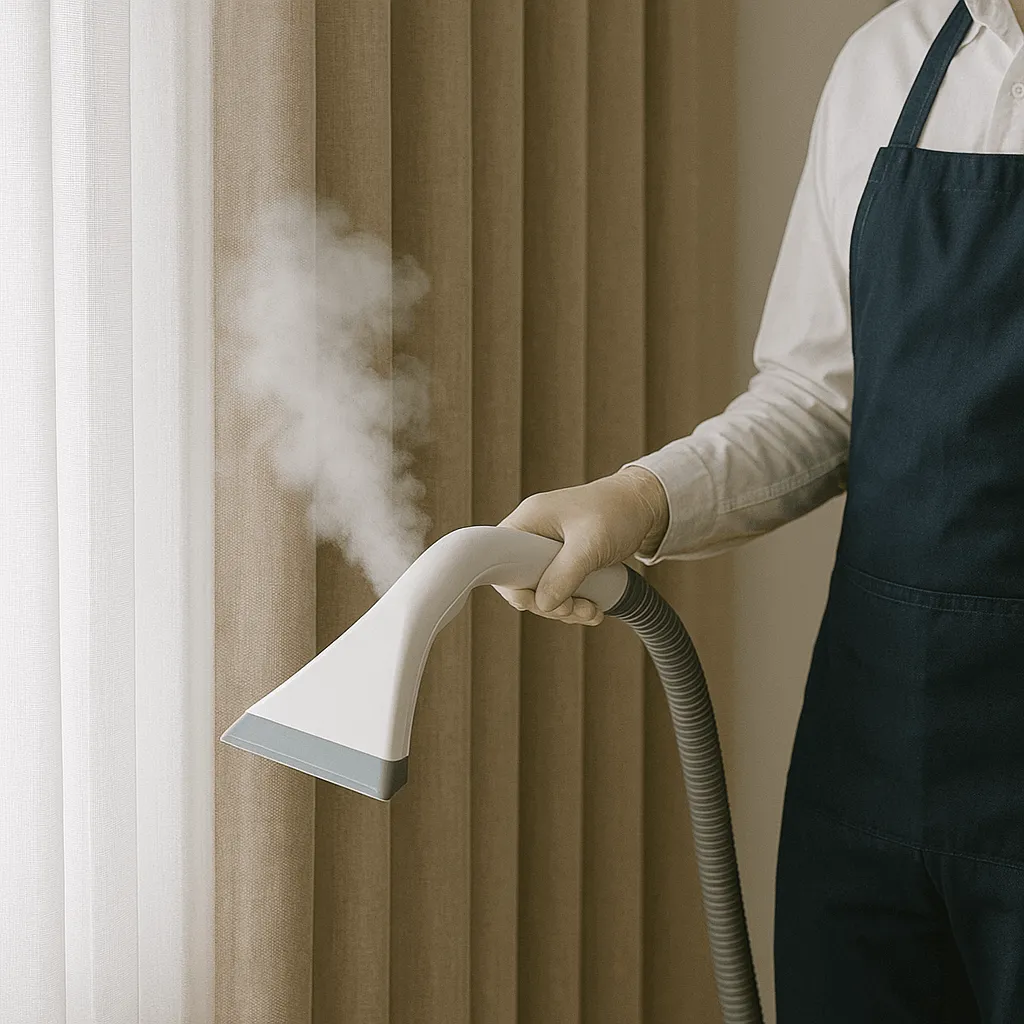 Сухая химчистка штор