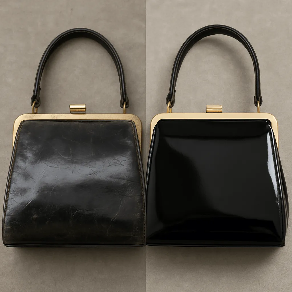 Химчистка лаковой сумочки