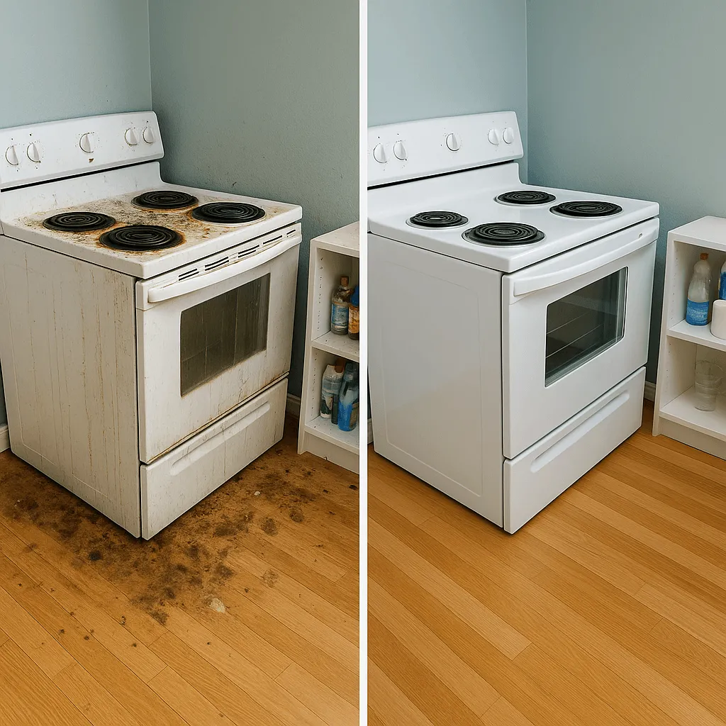 Эко уборка квартиры с мойкой плиты