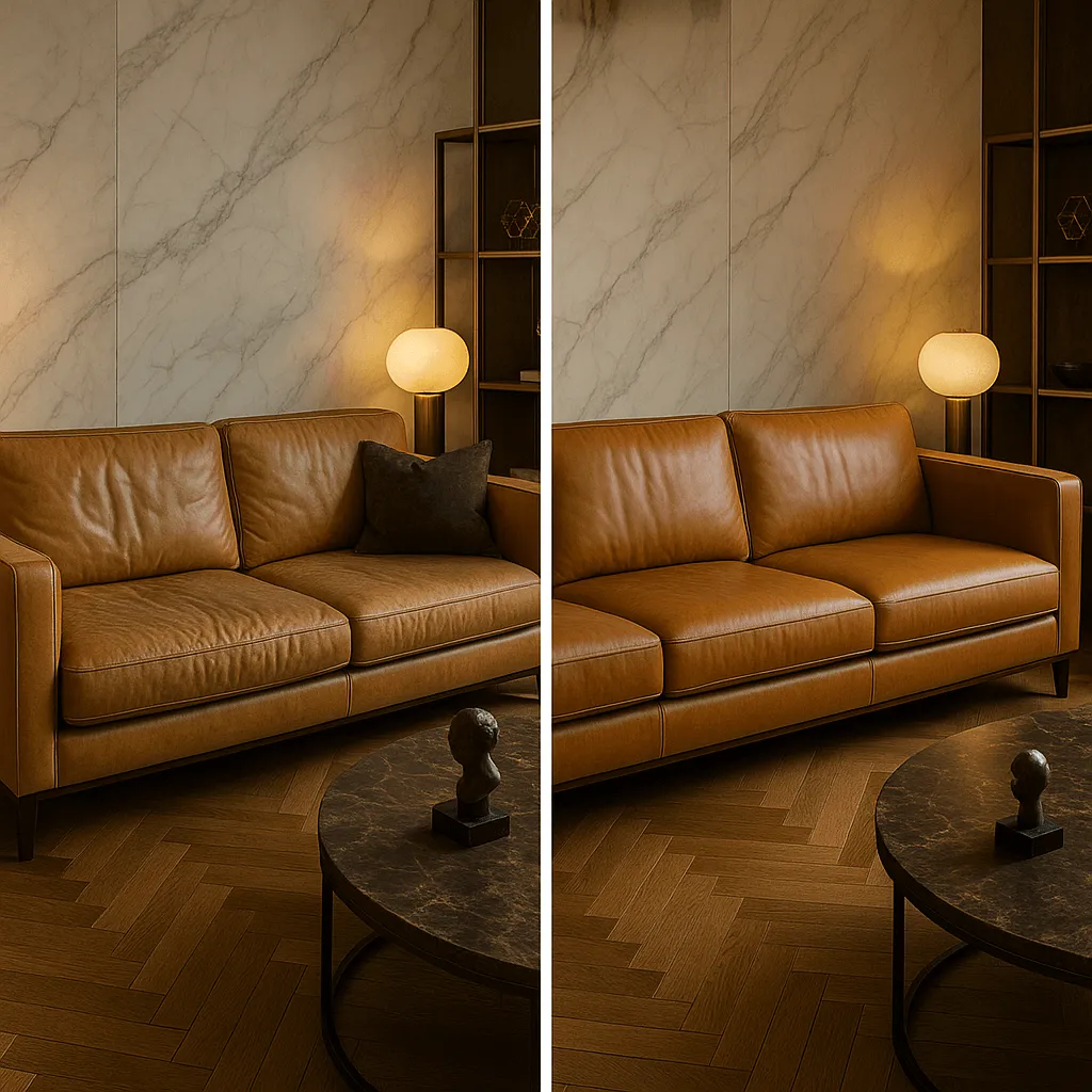 ВИП-уборка дома с кожаной мебелью