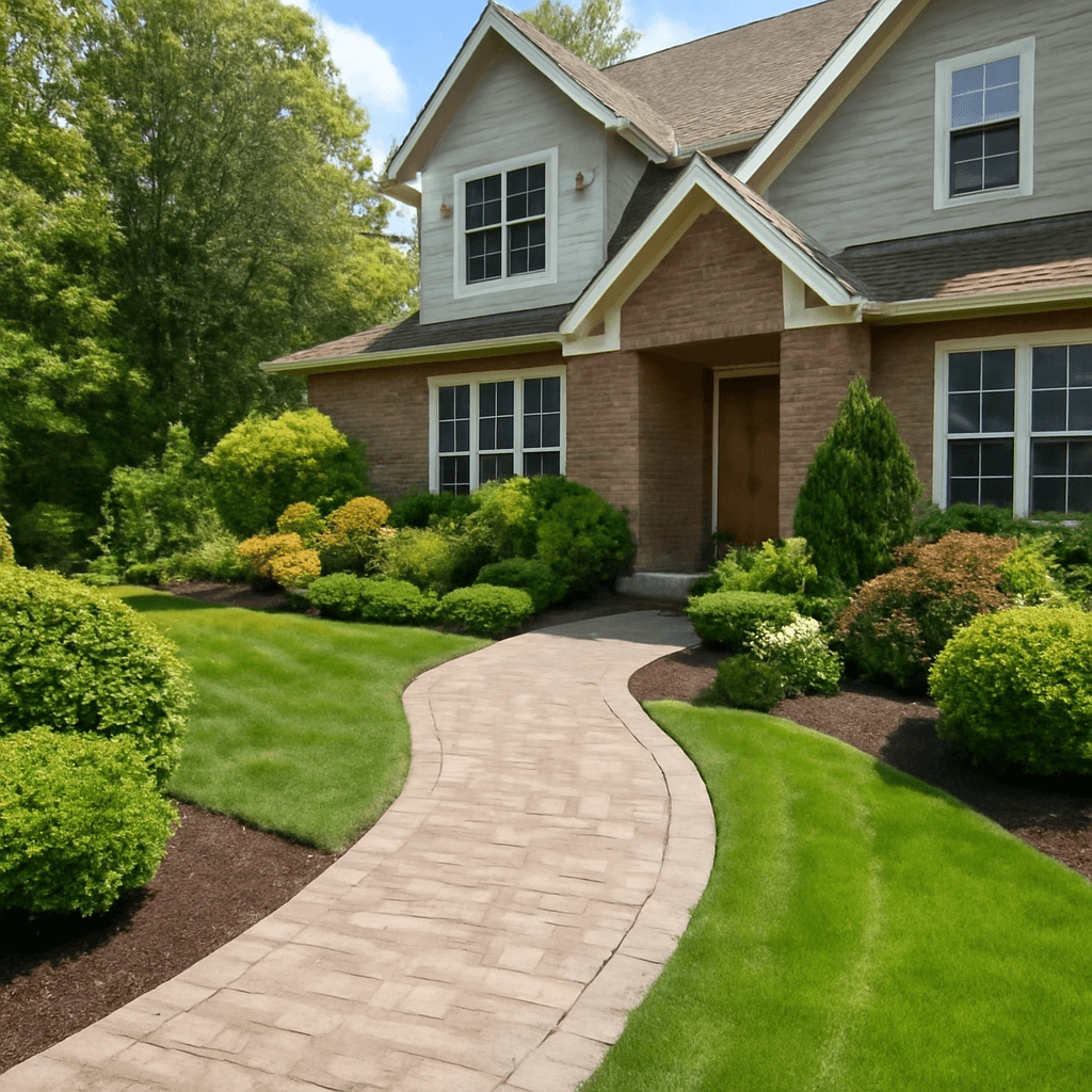 Уборка территории вокруг дома