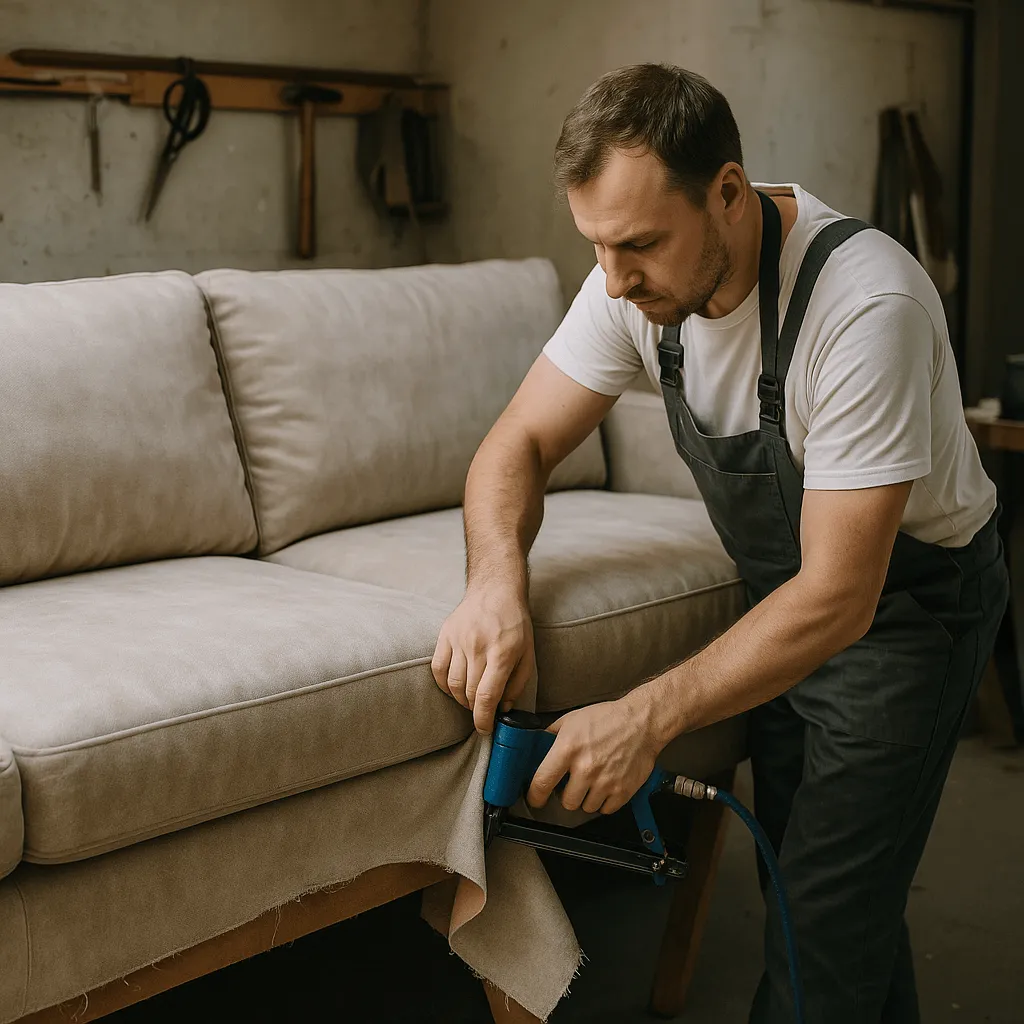 перетяжка диванов