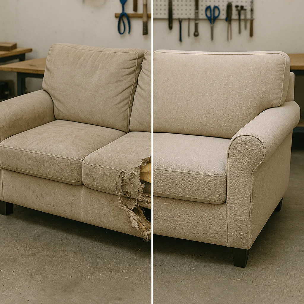 Реставрация дивана