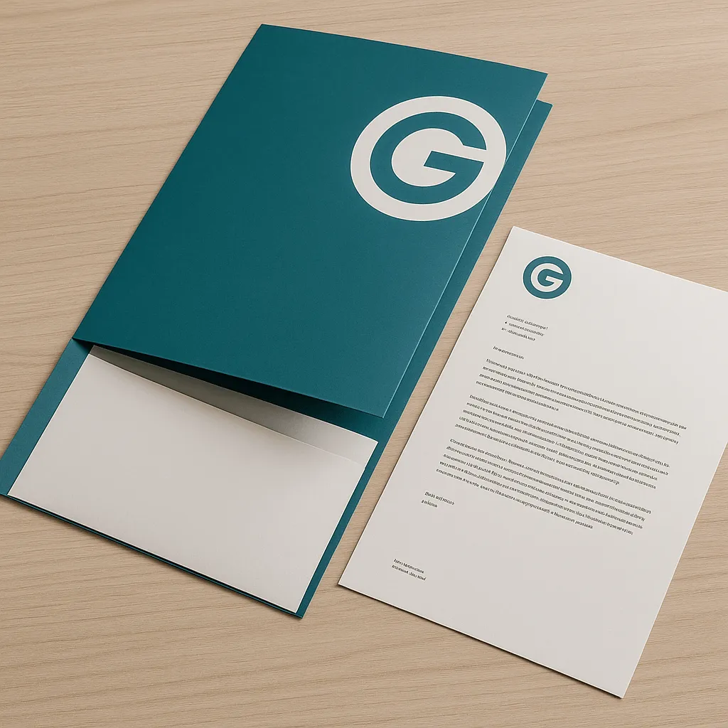 Фирменные папки и бланки