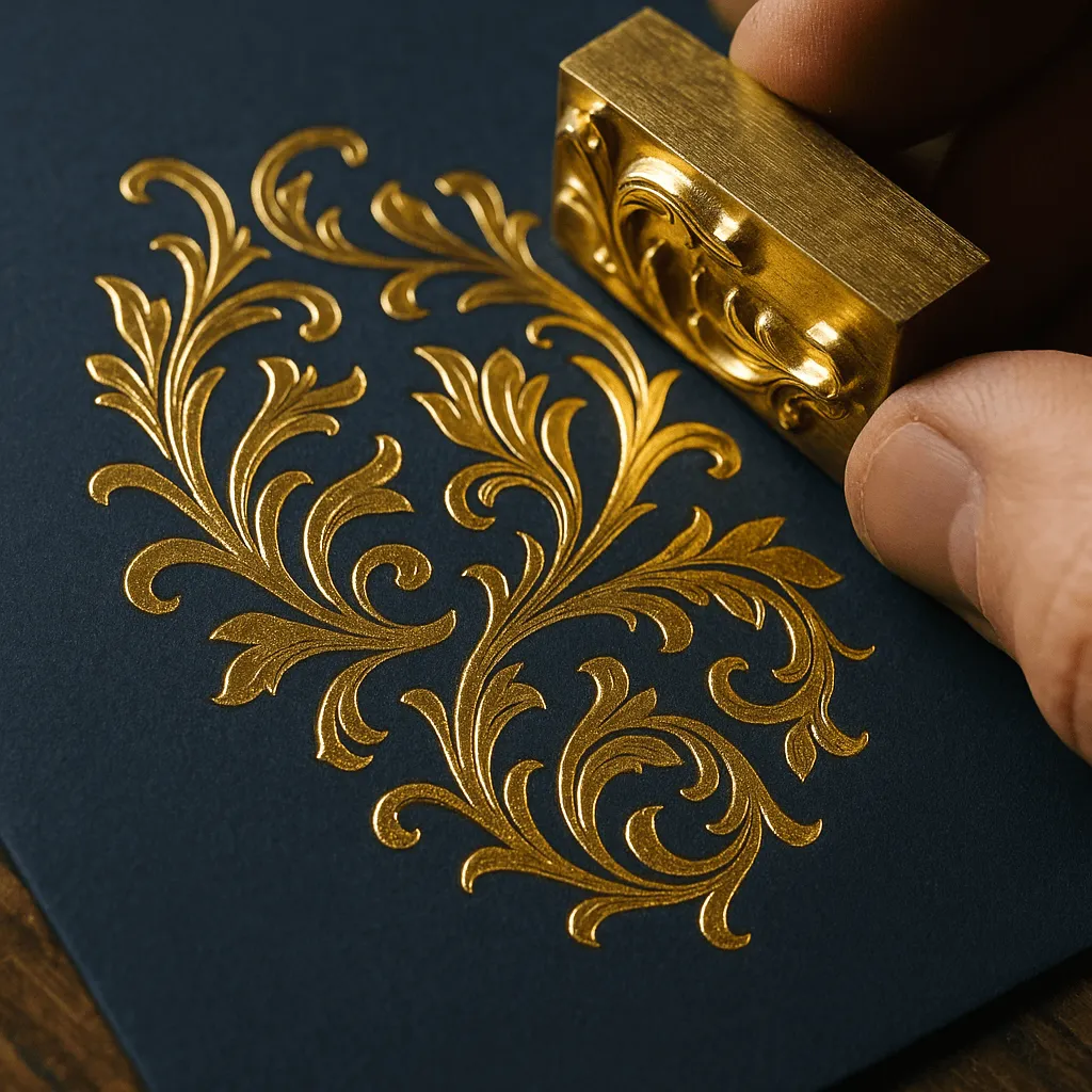 теснение фольгой